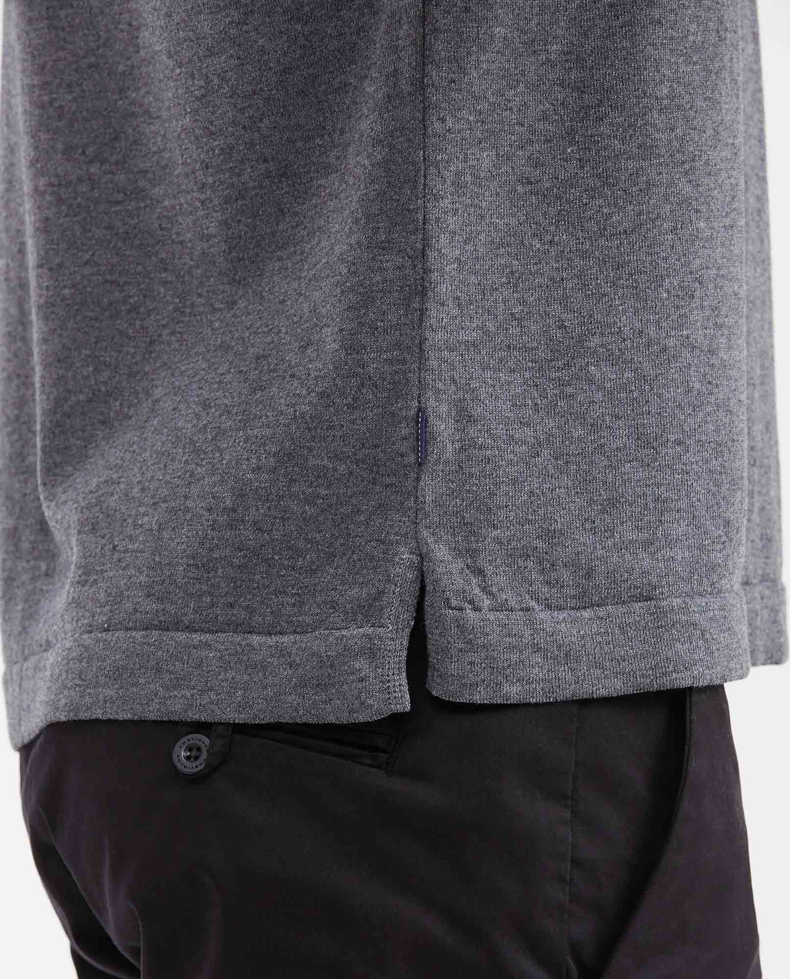 Men's Straight Fit Cotton-Polyester Knitted Polo with Full Fashion Construction - 4