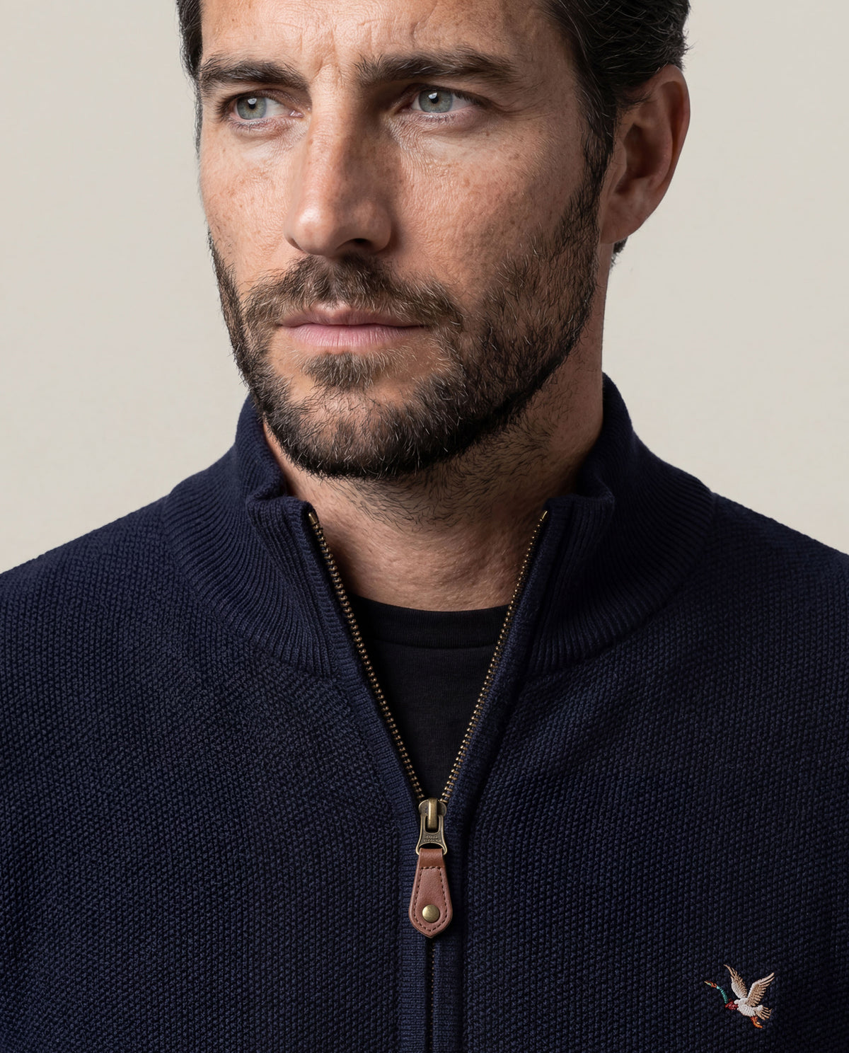 Men´s Zip-Up Sweater - Blue 63_692H001_AZU194030_5