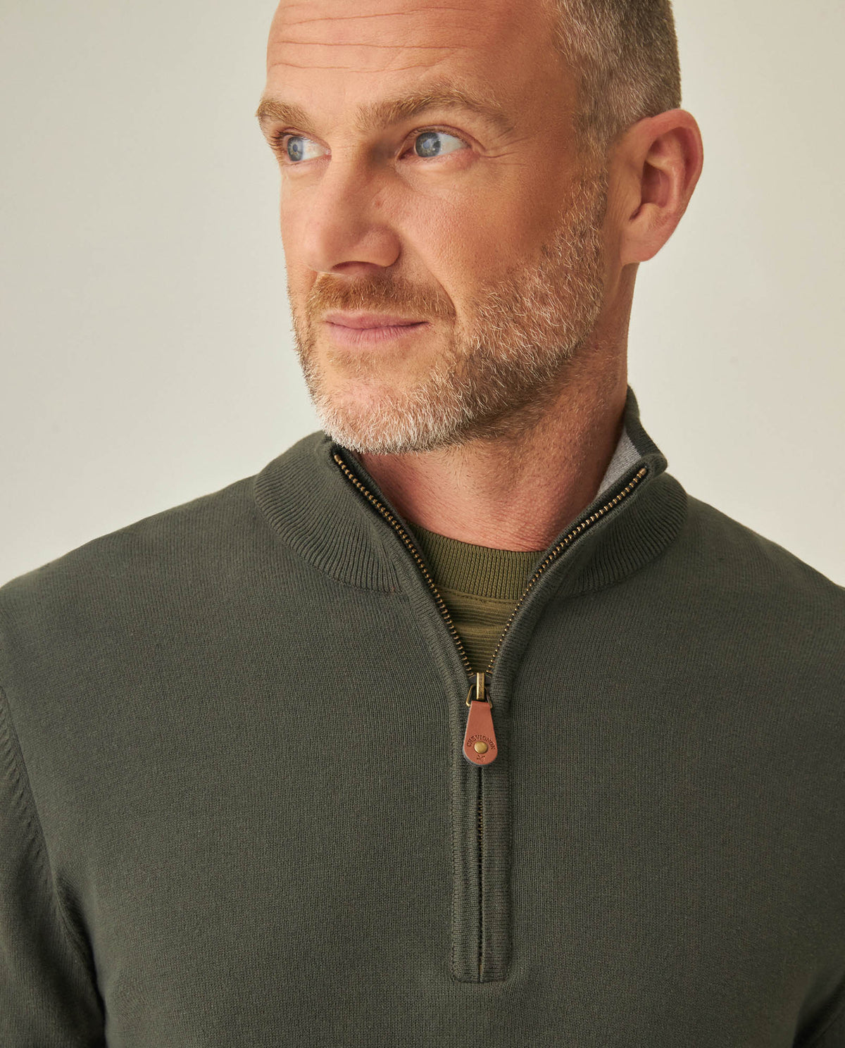 Men´s Half-Zip Sweater - Green 63_692H002_VER176323_5