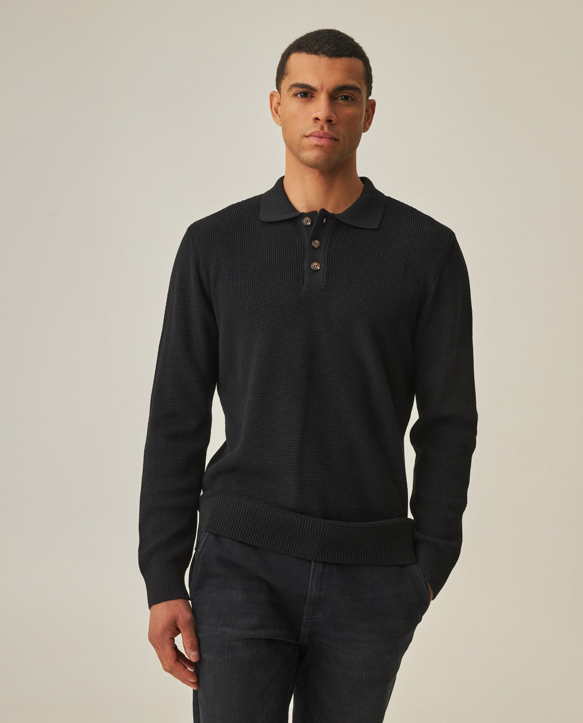 Men´s Polo Neck Sweater - Black 63_692H005_NEG194007_6