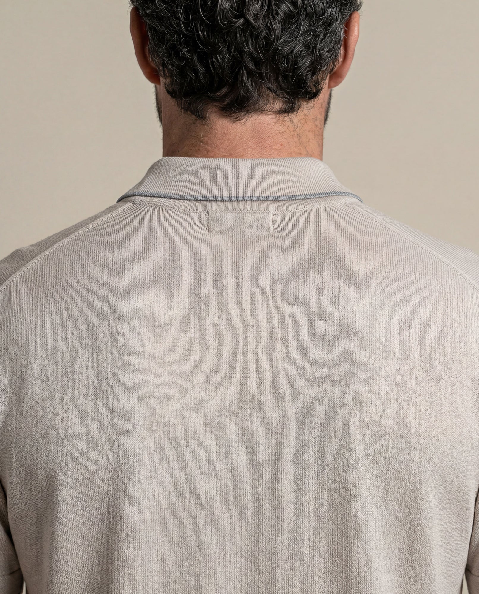 Men's Knit Polo Shirt - Raw 63_692H007_CRU110103_8