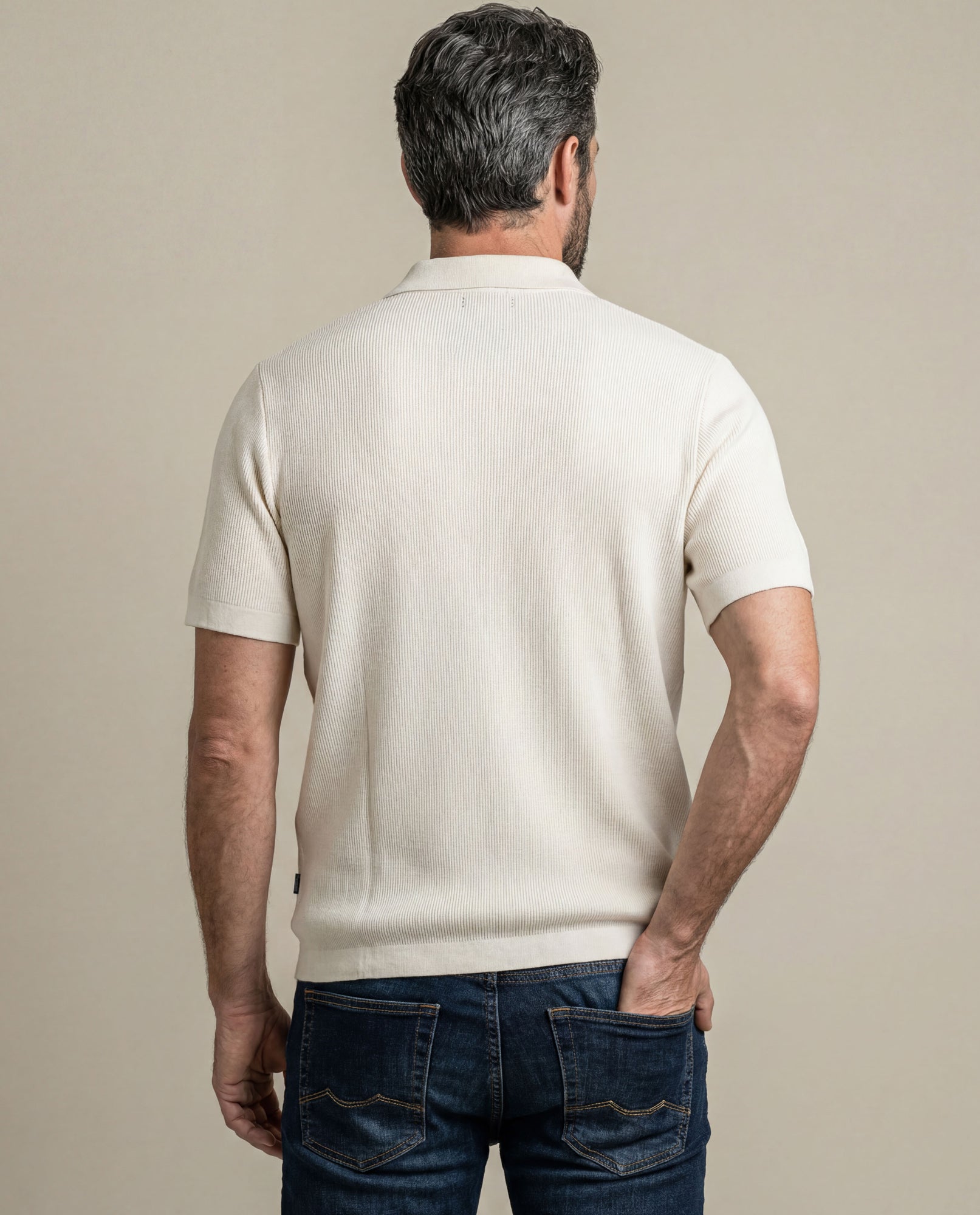 Men´s Knit Polo Shirt - Raw 63_692H008_CRU110103_6