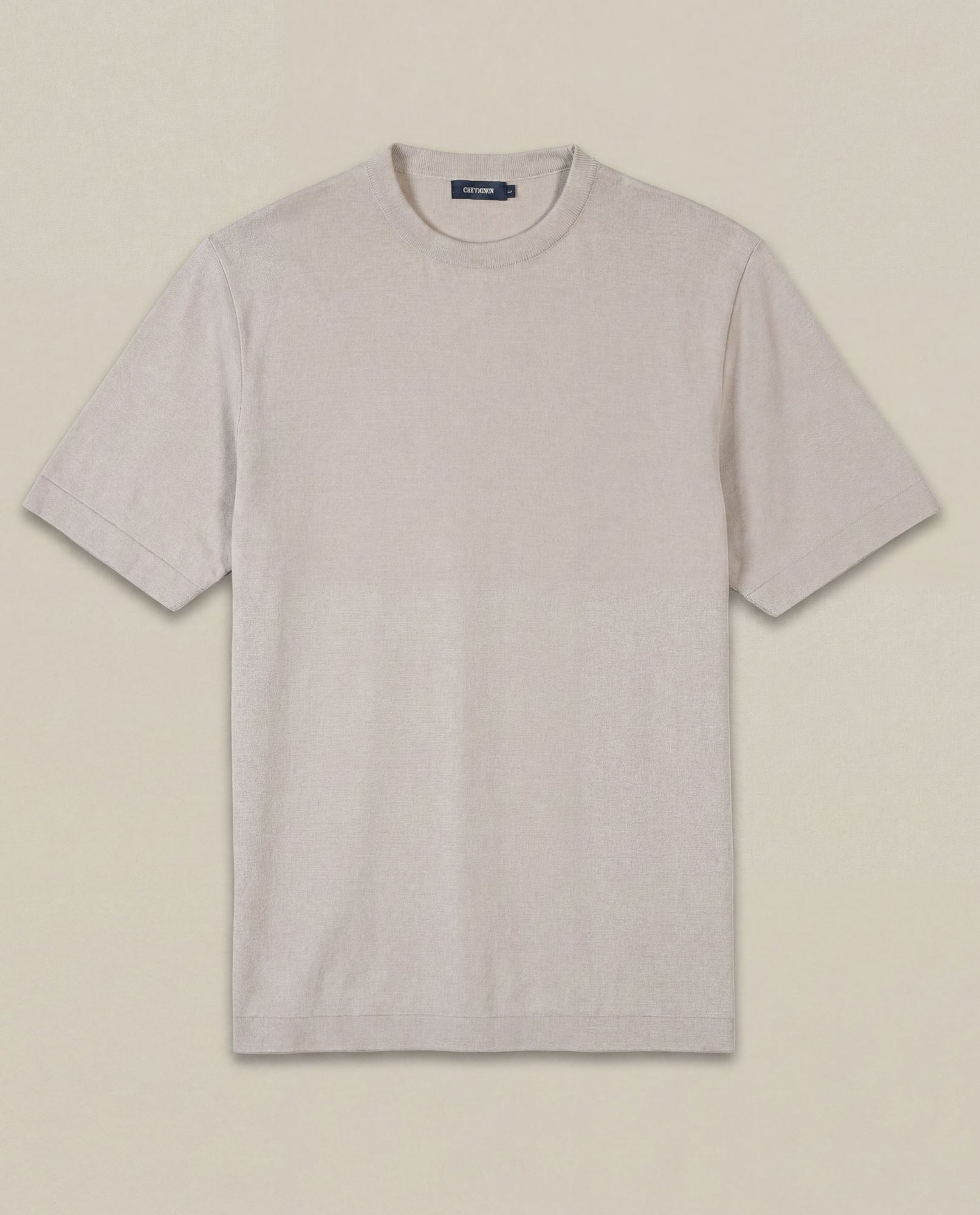 Men's Knit T-shirt - Raw 63_692H009_CRU110103_3