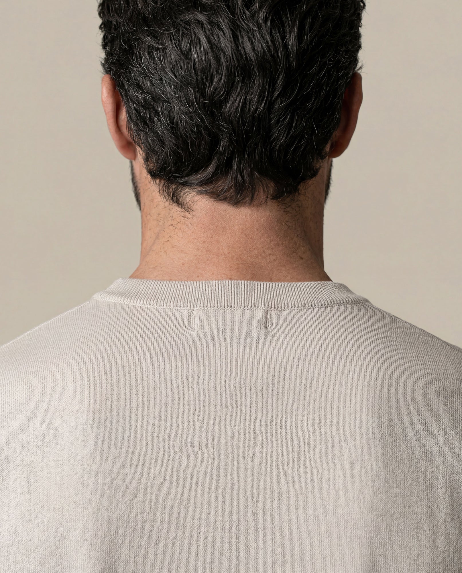 Men's Knit T-shirt - Raw 63_692H009_CRU110103_7