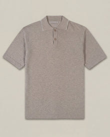 Men´s Knit Polo Shirt - Khaki 63_692H011_CAQ150309_3