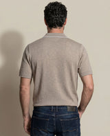 Men´s Knit Polo Shirt - Khaki 63_692H011_CAQ150309_6