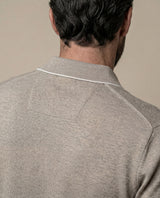 Men´s Knit Polo Shirt - Khaki 63_692H011_CAQ150309_7