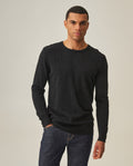 Men´s Wool-Cashmere Sweater - Black 63_692H700_NEG194007_0