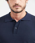 Men's Knit Polo Shirt Regular Fit Short Sleeve in Cotton 694G100 - 2