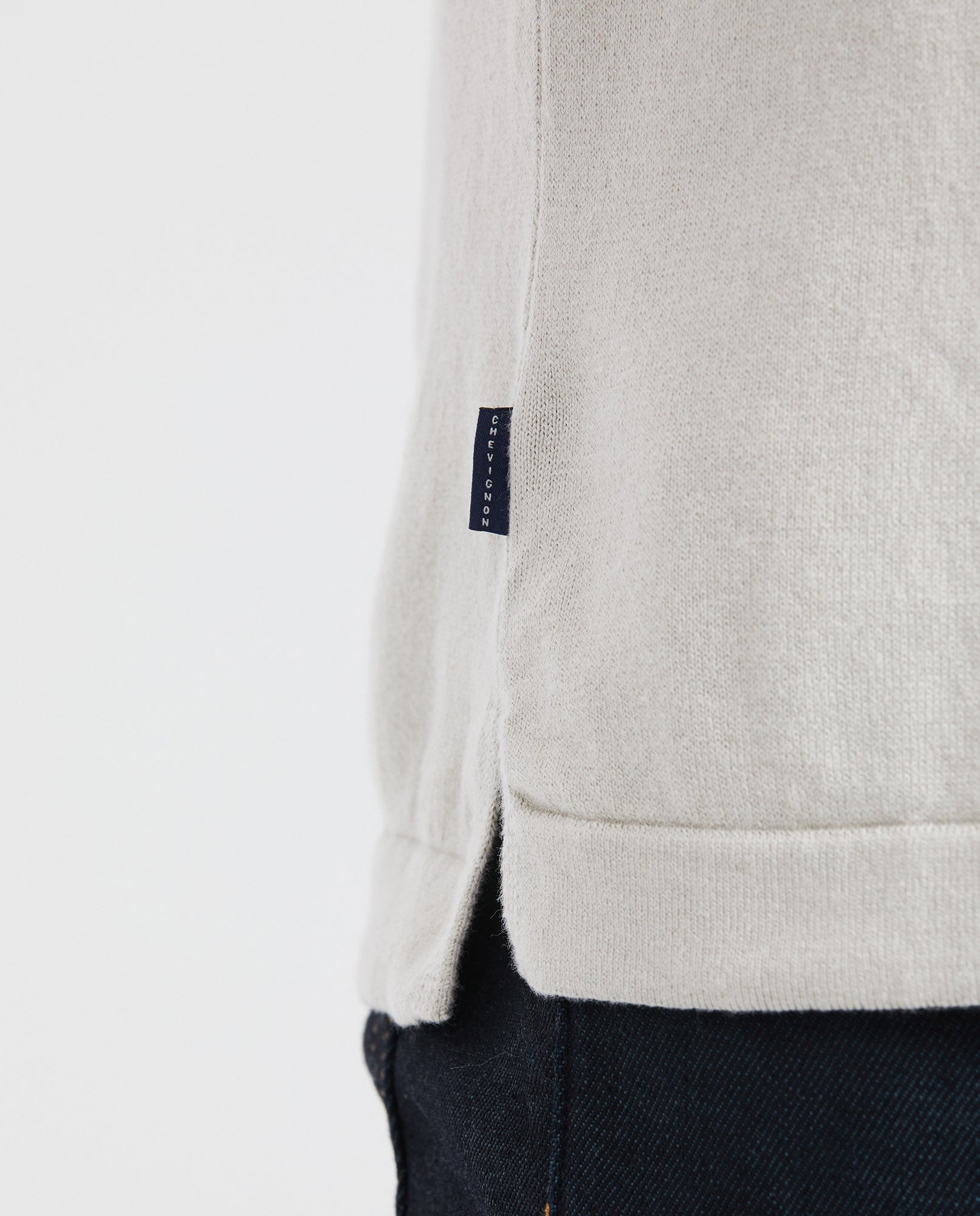 Men's Straight Fit Knit Polo Shirt - Raw - 3