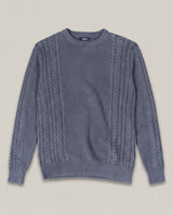 Men´s Cotton Knit Sweater - Gray 63_697D302_GRI190201_3