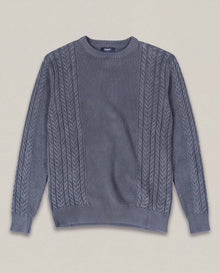 Men´s Cotton Knit Sweater - Gray 63_697D302_GRI190201_3
