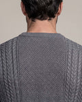 Men´s Cotton Knit Sweater - Gray 63_697D302_GRI190201_7
