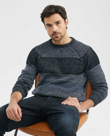 Men´s Crewneck Sweater - Blue 63_697E401_AZU165119_3