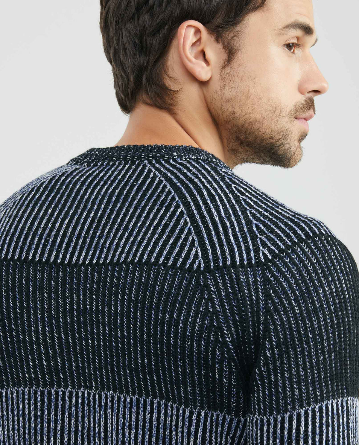 Men´s Crewneck Sweater - Blue 63_697E401_AZU165119_6