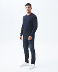 Men's Knit Sweaters - Blue - 1