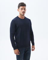 Men's Knit Sweaters - Blue - 2