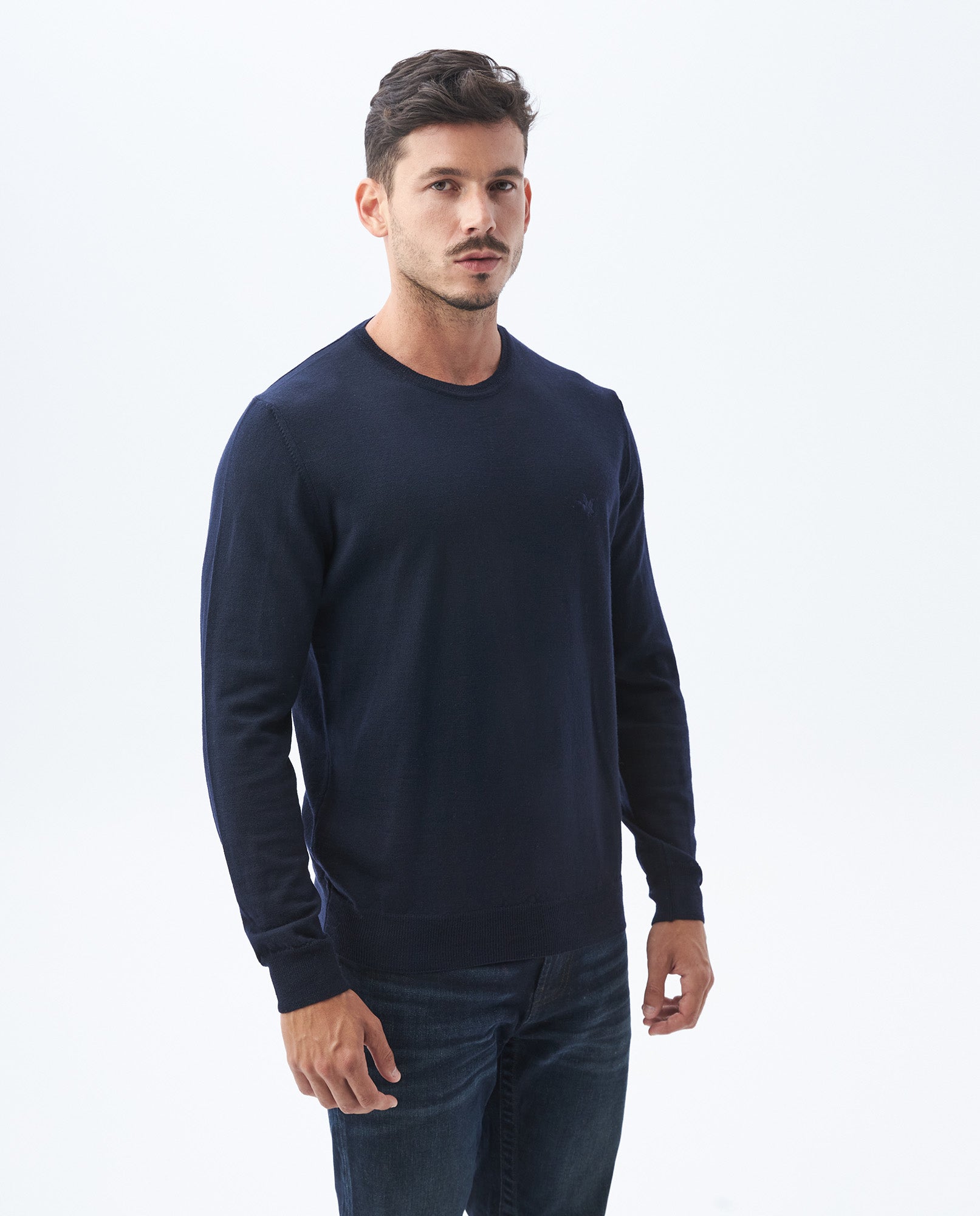 Men's Knit Sweaters - Blue - 2