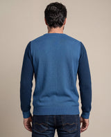 Men´s Cotton Crewneck Sweater - Blue 63_697F201_AZU193924_6
