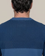 Men´s Cotton Crewneck Sweater - Blue 63_697F201_AZU193924_7