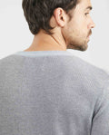 Men´s Cotton Crewneck Sweater - Gray 63_697F201_GRI164402_6