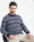 Men´s Waffle Knit Sweater - Blue 63_697F402_AZU194024_3