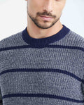 Men´s Waffle Knit Sweater - Blue 63_697F402_AZU194024_4
