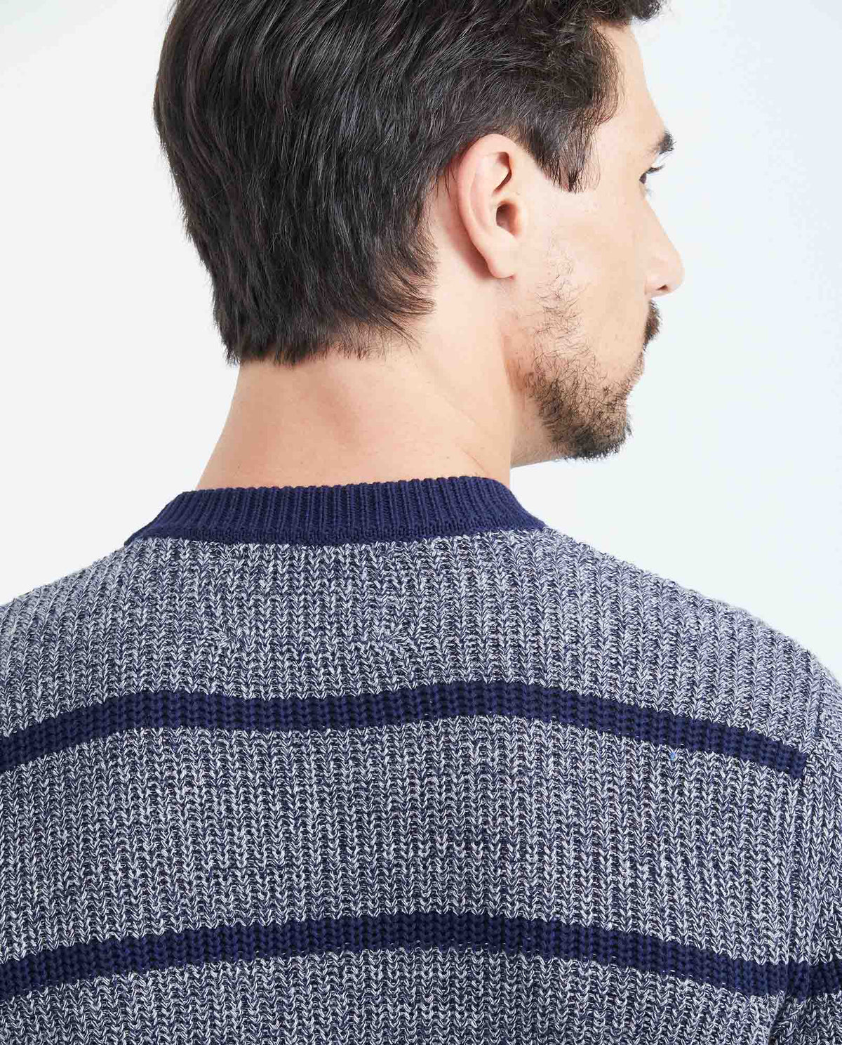 Men´s Waffle Knit Sweater - Blue 63_697F402_AZU194024_7