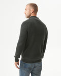 Men's Quarter-Zip Sweater Raglan Sleeve in Cotton - 5
