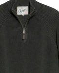 Men's Quarter-Zip Sweater Raglan Sleeve in Cotton - 7