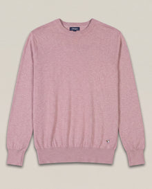 Suéter Tejido para Hombre Cerrado Cuello Redondo - Fibras Heather 100% Algodón - Pink 63_699E000_ROS151611_3