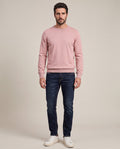 Suéter Tejido para Hombre Cerrado Cuello Redondo - Fibras Heather 100% Algodón - Pink 63_699E000_ROS151611_4