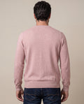 Suéter Tejido para Hombre Cerrado Cuello Redondo - Fibras Heather 100% Algodón - Pink 63_699E000_ROS151611_6