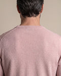 Suéter Tejido para Hombre Cerrado Cuello Redondo - Fibras Heather 100% Algodón - Pink 63_699E000_ROS151611_7