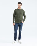 Suéter Tejido con Cuello Redondo para Hombre - Green 63_699F000_VER140418_3