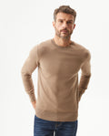 Suéter Tejido Básico para Hombre - Brown 63_699G000_CAF171311_0