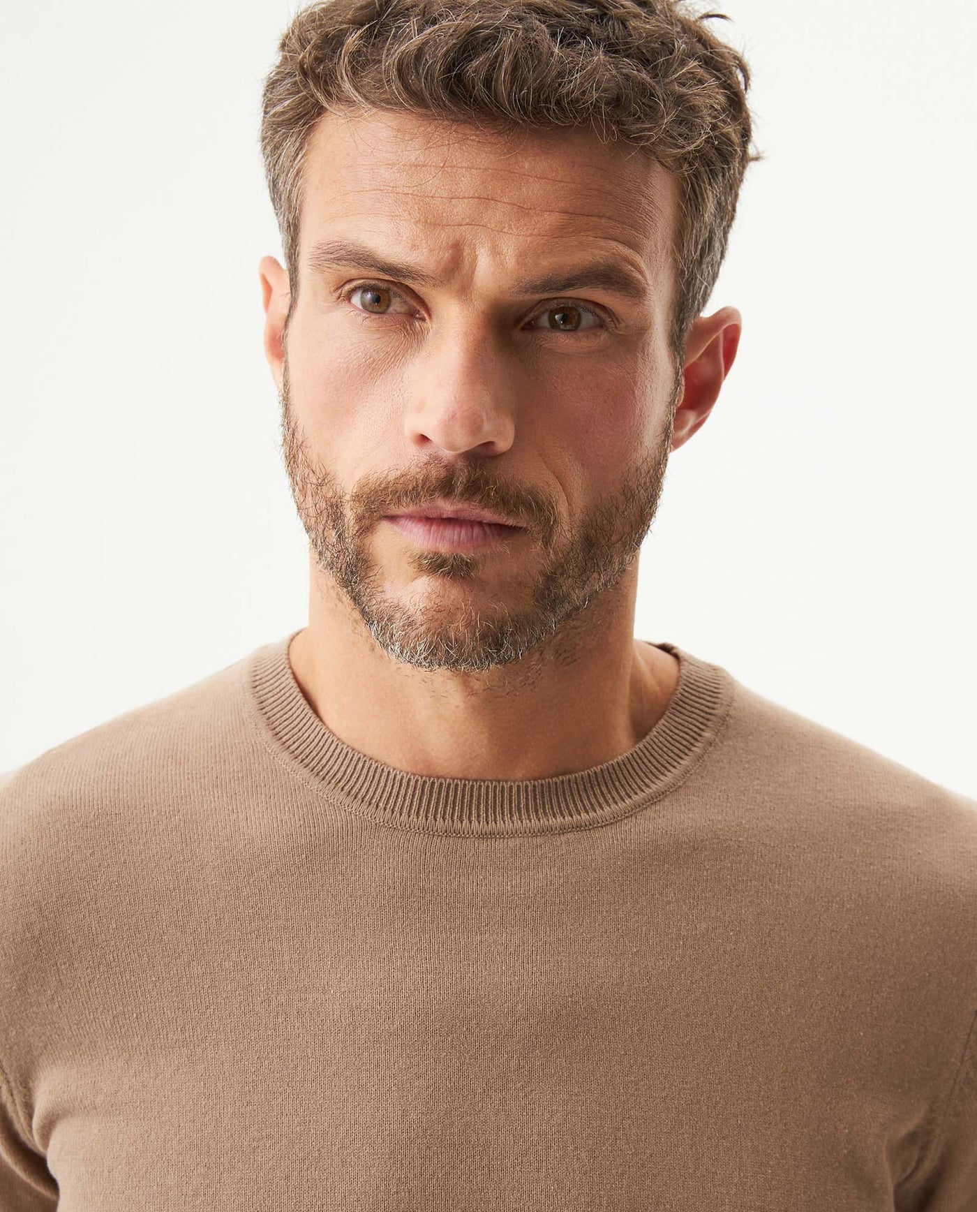 Suéter Tejido Básico para Hombre - Brown 63_699G000_CAF171311_5