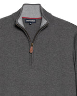 Men's Full Fashion Mandarin Collar Half-Zip Sweater, Seaport - 7