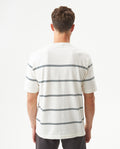 Men's Contrast Stripe Knit T-shirt, Midnight - 5