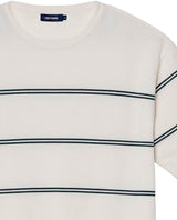 Men's Contrast Stripe Knit T-shirt, Midnight - 7