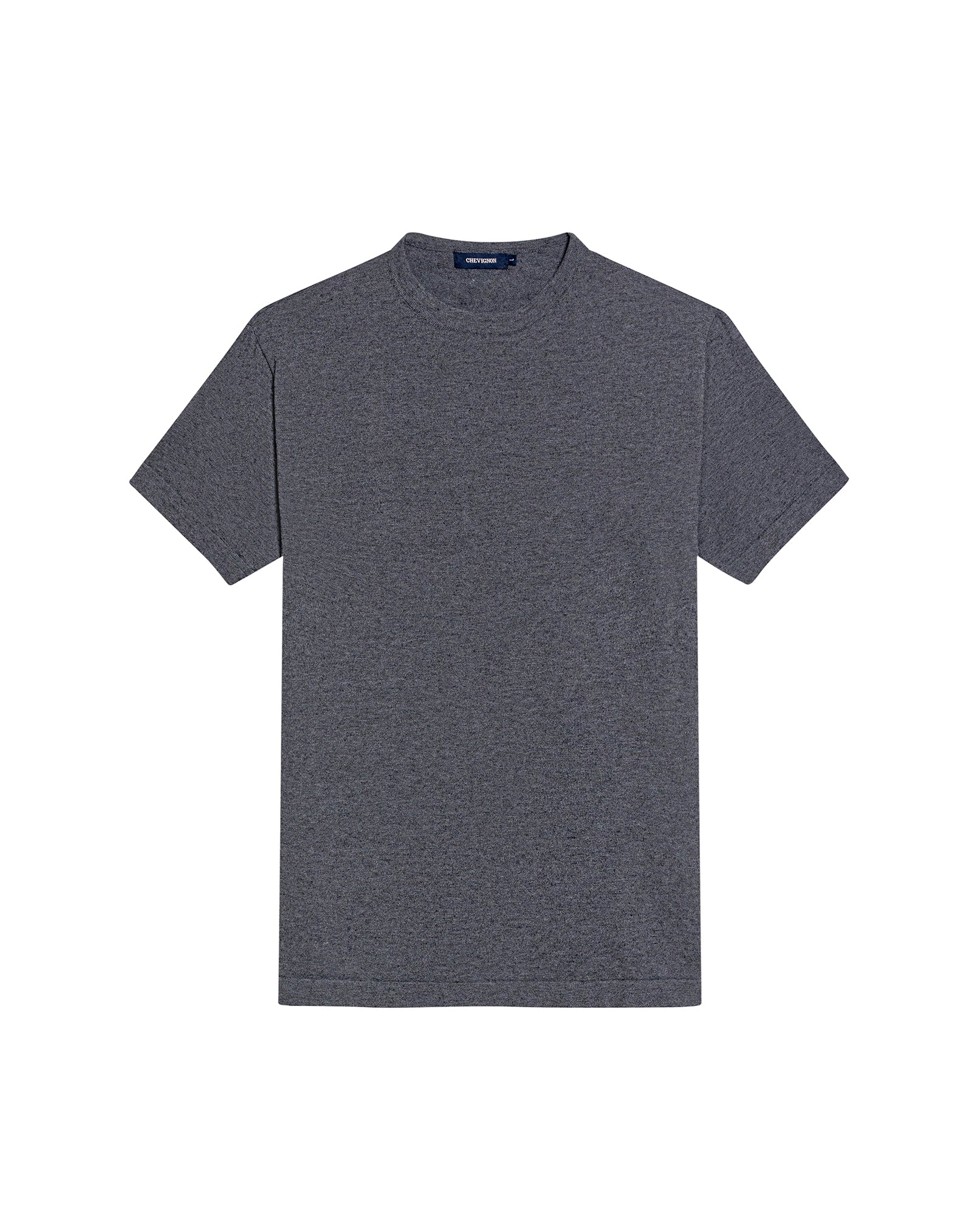 Men's Knitted T-shirt - Gray - 1
