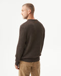 Men's Ribbed Pearl Stitch Crew Neck Sweater, Starlight - 5