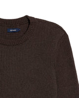 Men's Ribbed Pearl Stitch Crew Neck Sweater, Starlight - 7