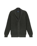 Men's Shawl Collar English Stitch Cardigan, Sailor - 1