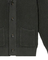 Men's Shawl Collar English Stitch Cardigan, Sailor - 7