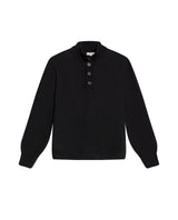 Men's Waffle Knit High Collar Half-Zip Sweater, Dockside 699G051 - 2