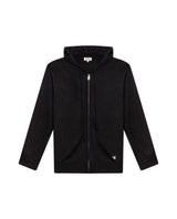 Men's Viscose Blend Zip-Up Hoodie, Maritime - 1