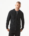 Men's Viscose Blend Zip-Up Hoodie, Maritime - 2