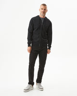 Men's Viscose Blend Zip-Up Hoodie, Maritime - 3