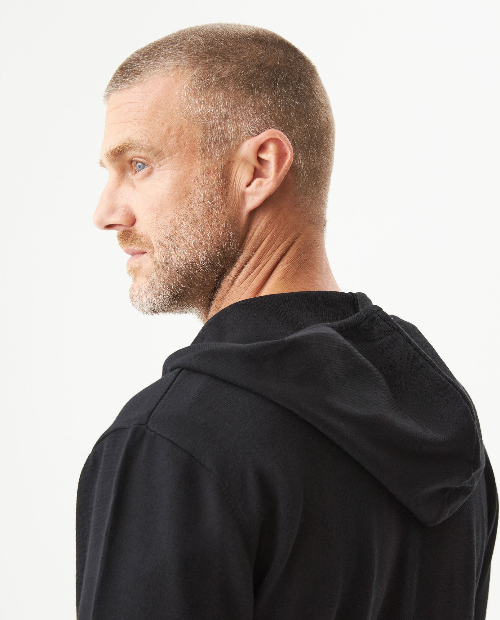 Men's Viscose Blend Zip-Up Hoodie, Maritime - 6